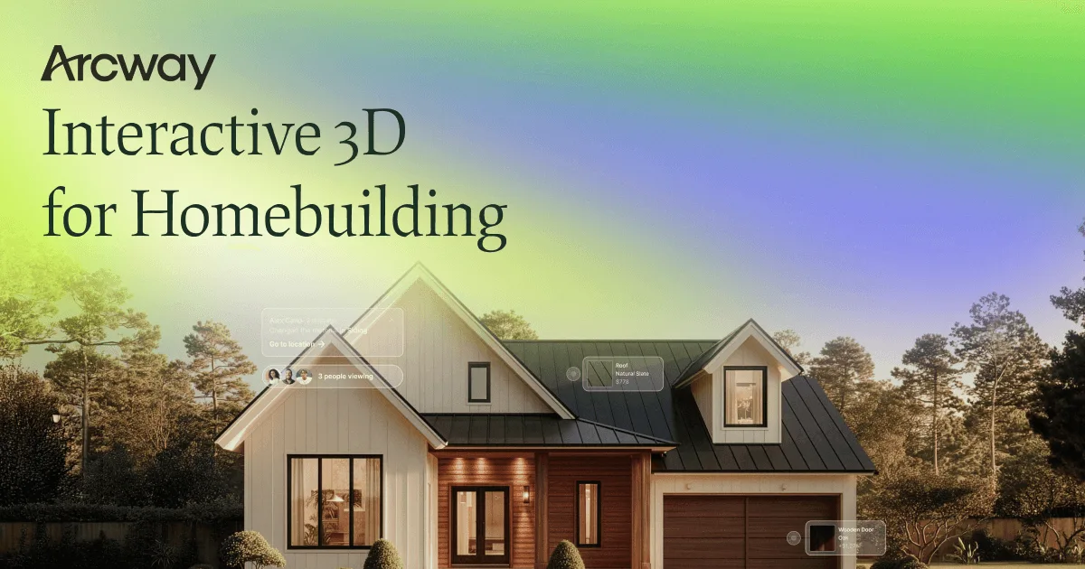 Arcway — Open Graph share card, headed “Arcway: the 3D home buying platform”