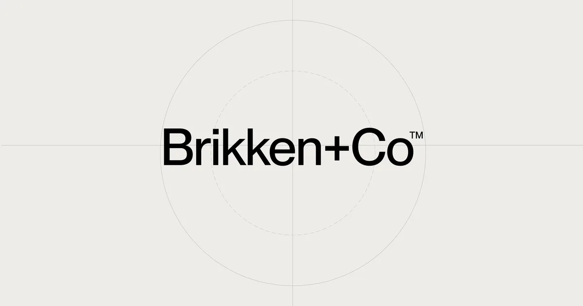 Brikken+Co — Open Graph share card, headed “Brikken+Co — Strategic Design Studio”