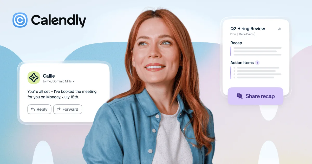 Calendly — Open Graph share card, headed “Meeting Scheduling Software and AI Meeting…”