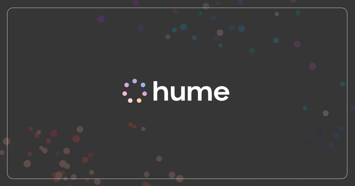 Hume AI Open Graph image