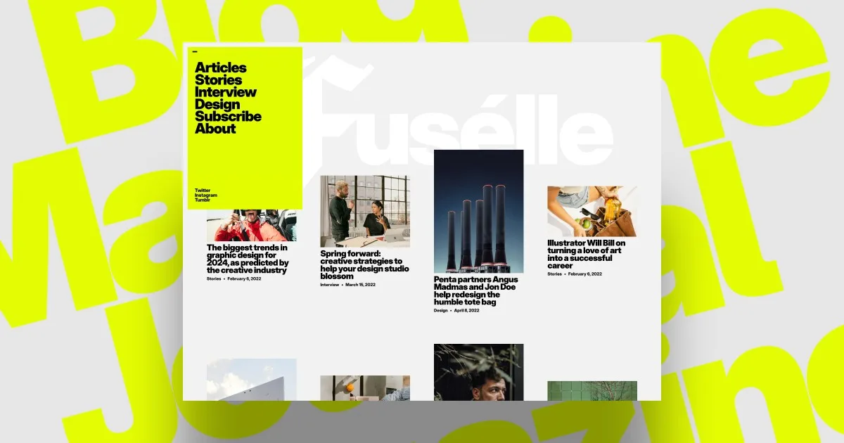 Mikko Fuselle — Open Graph share card, headed “Framer template Mikko Fuselle ● Blog, Magazine…”