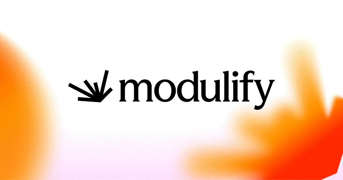 Modulify — Open Graph share card, headed “AI Website Builder for Websites & Web Apps |…”