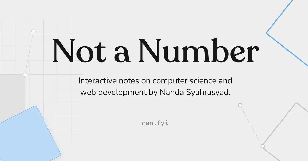 Not a Number — Open Graph share card