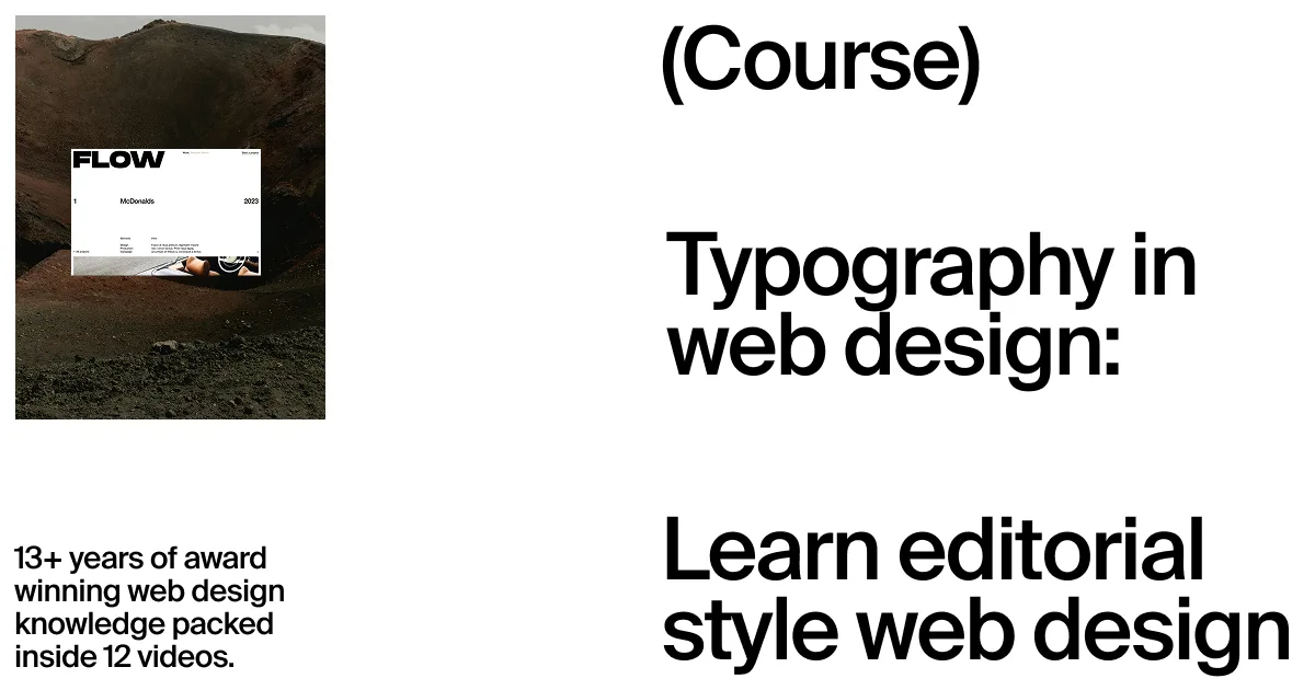 Typography In Web Design Open Graph image