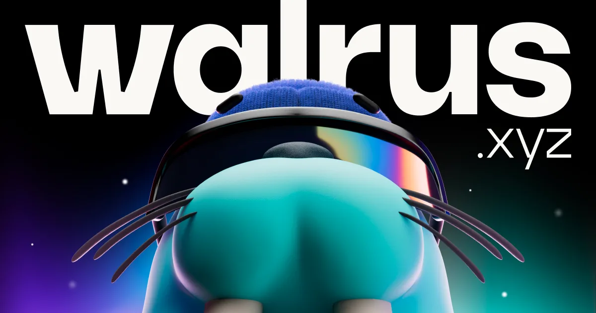 Walrus — Open Graph share card, headed “Verifiable Data Platform for AI | Walrus”
