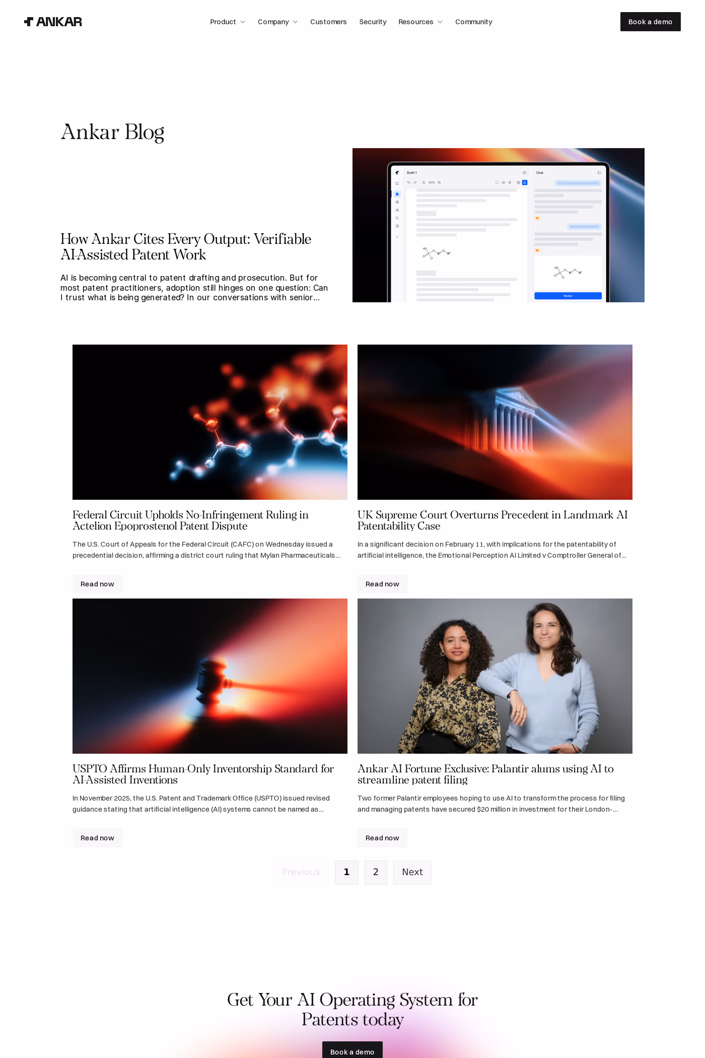 Ankar AI blog page