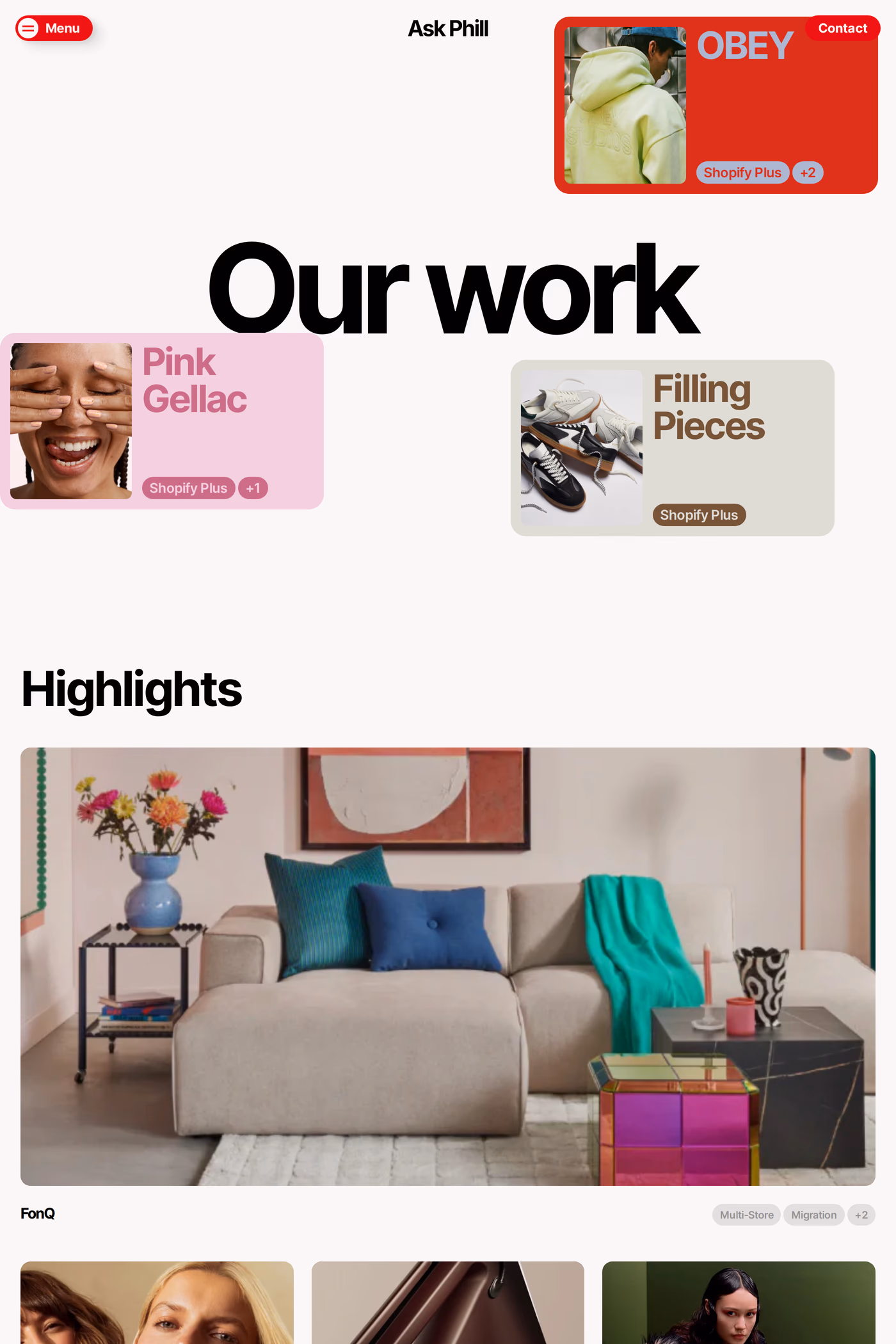 Ask Phill work page
