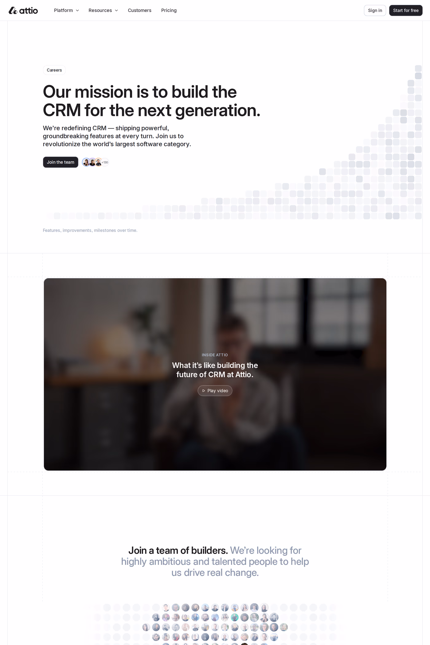 Attio about page