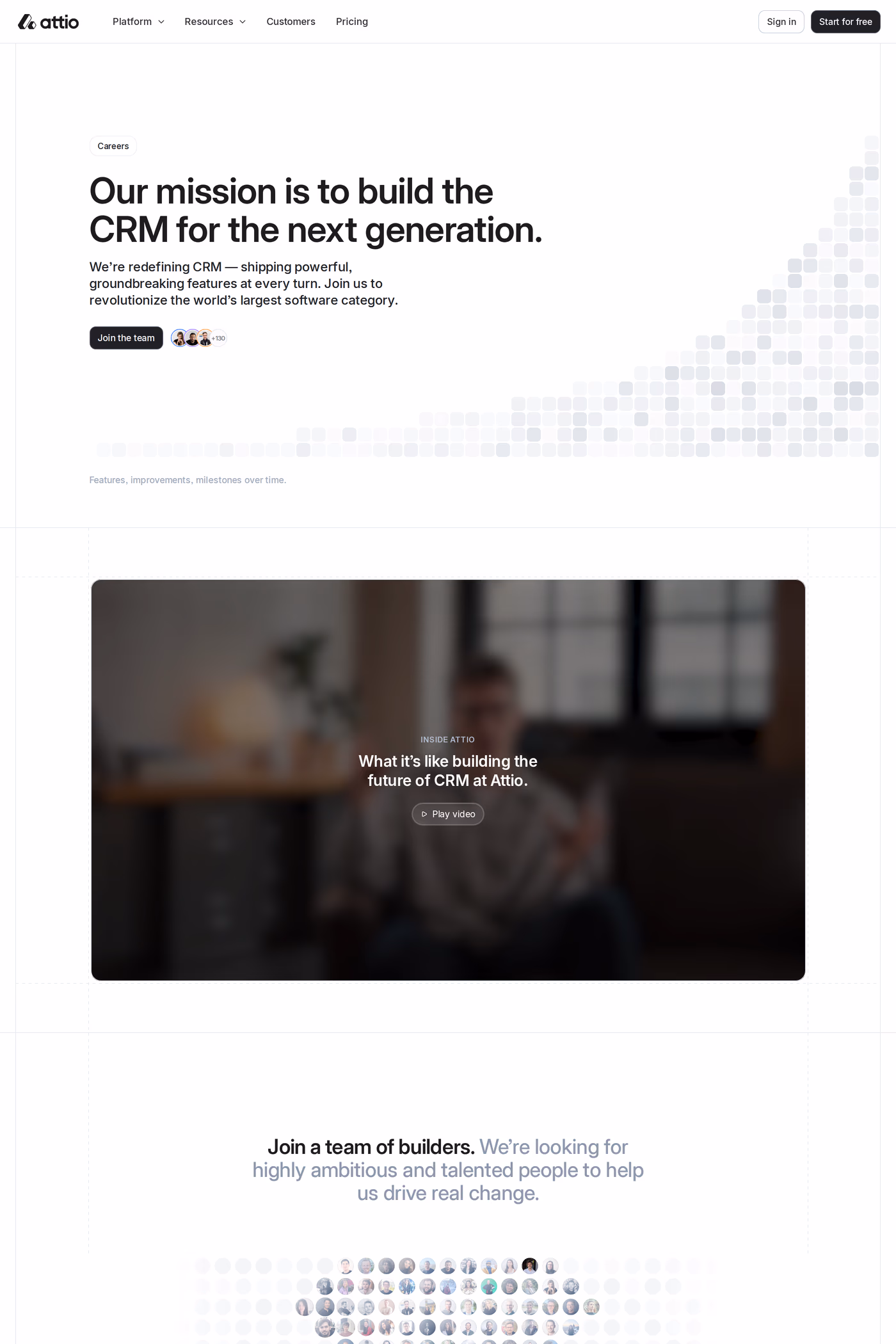 Attio about page