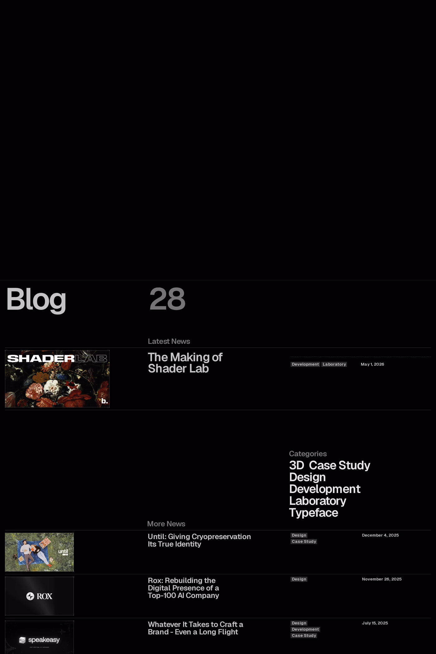 basement.studio blog page
