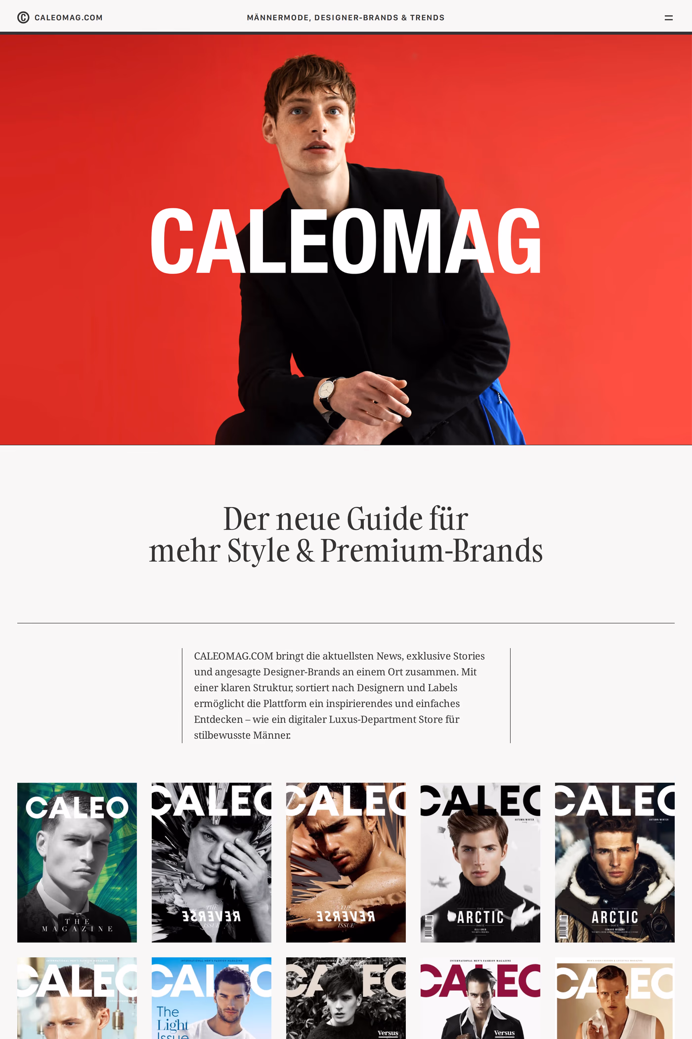 Caleomag about page