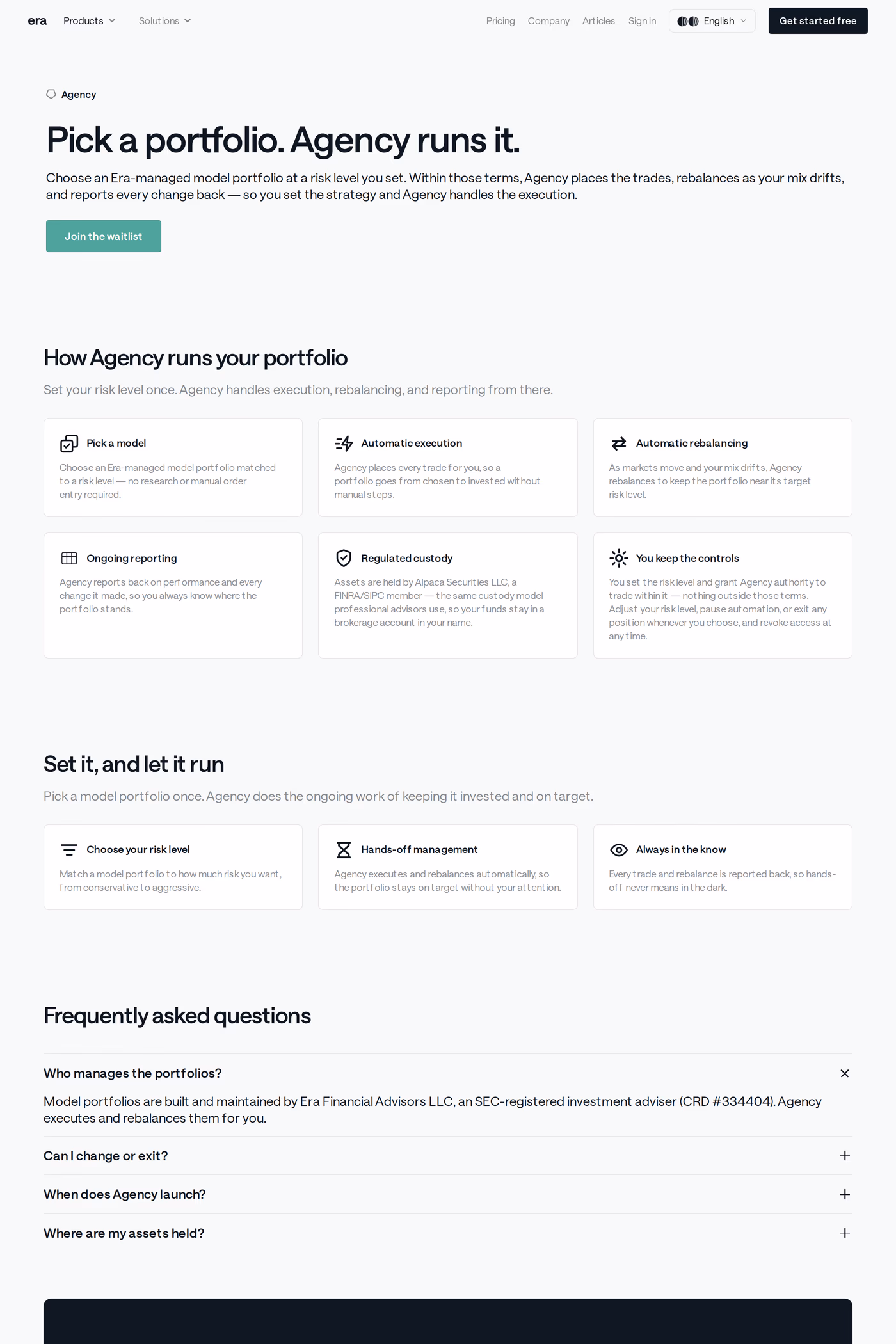 Era features page