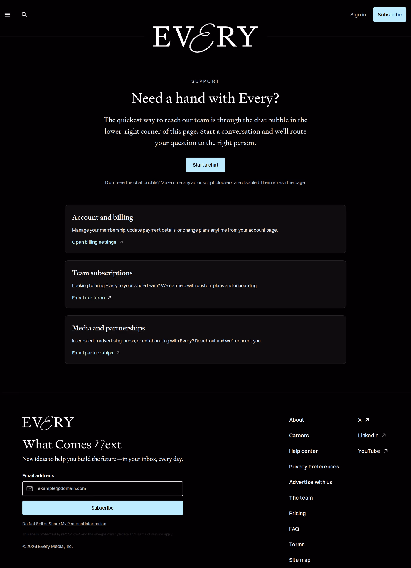 Every contact page