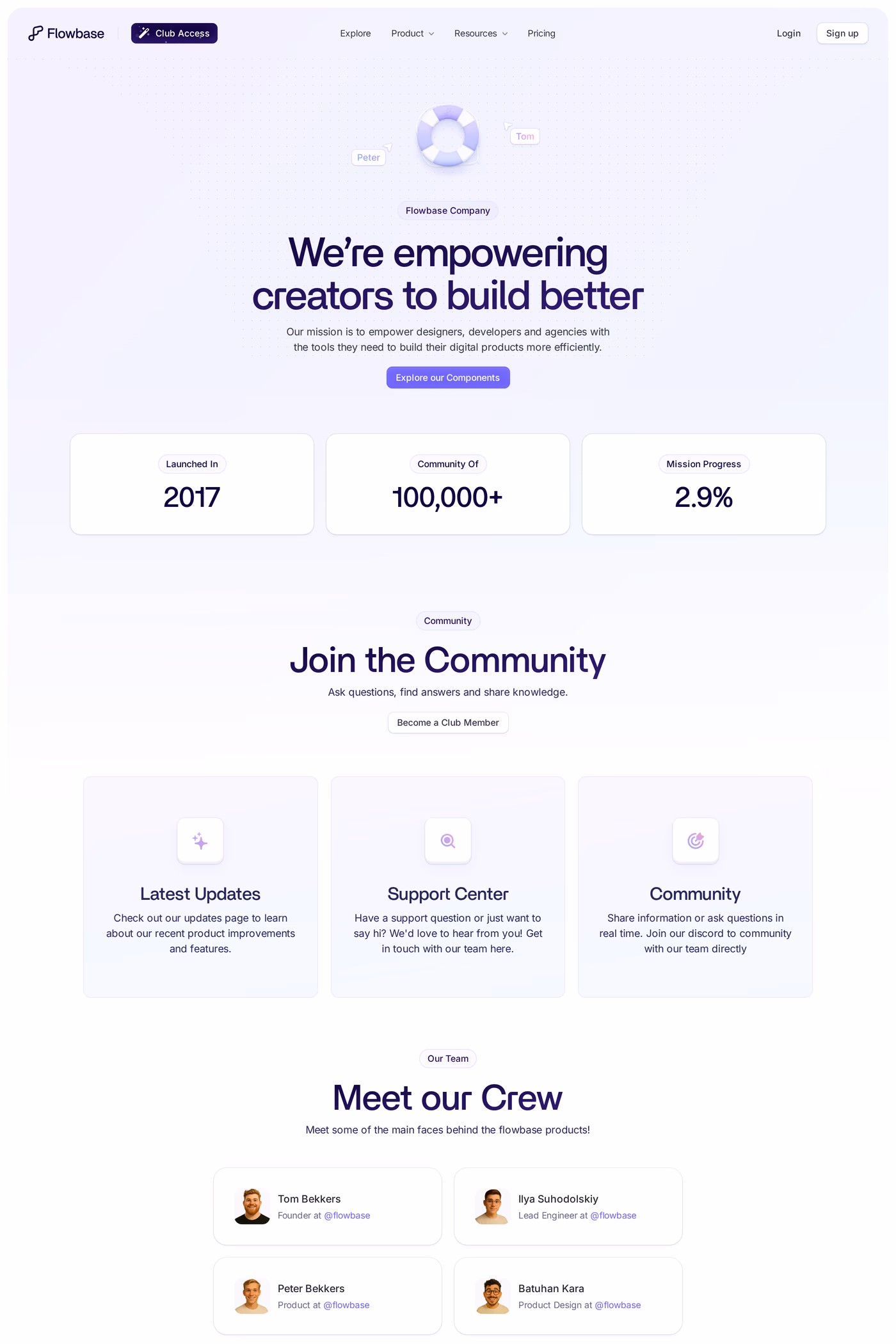 Flowbase about page