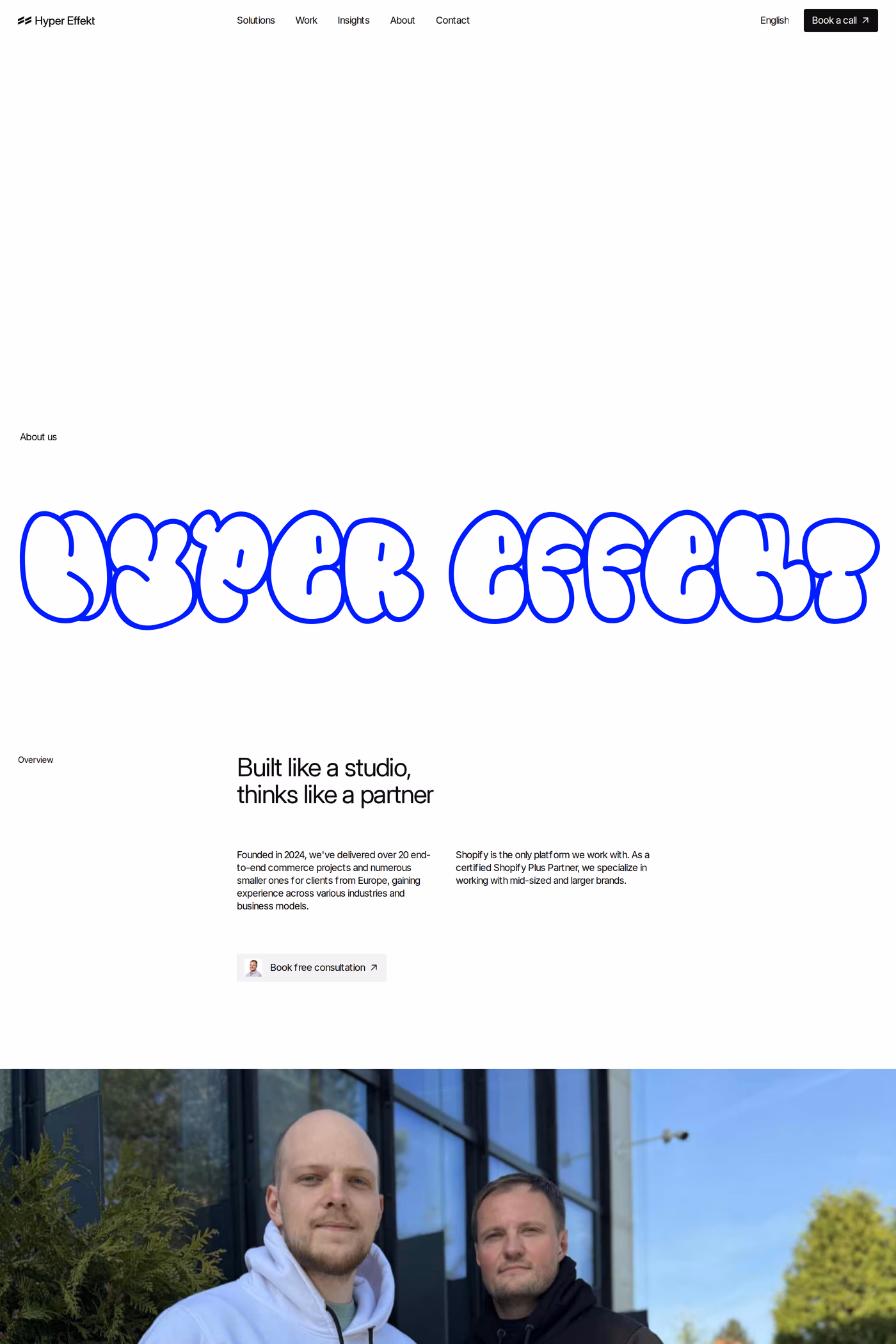 Hyper Effekt about page