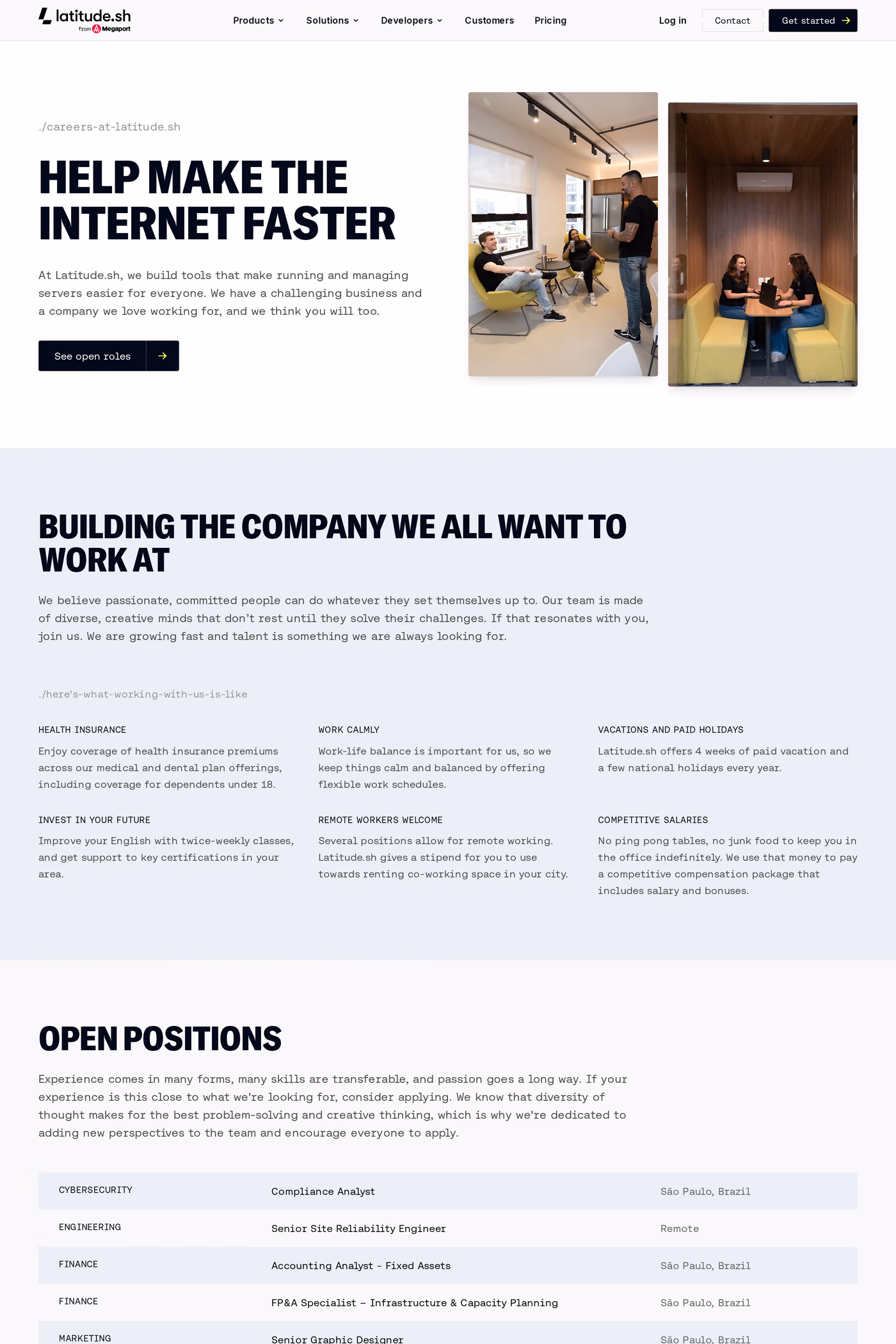 Latitude.sh careers page