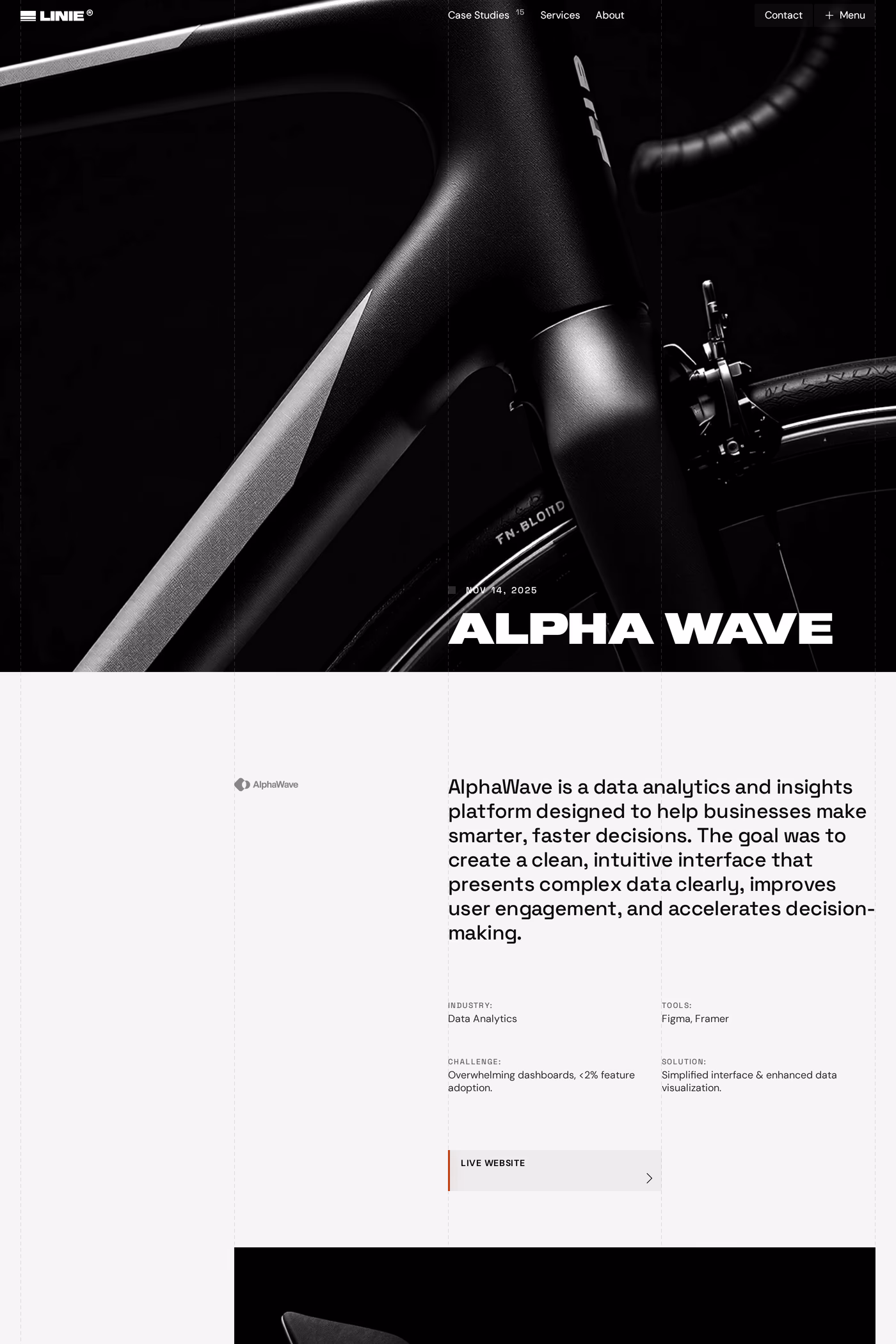 Linie work page