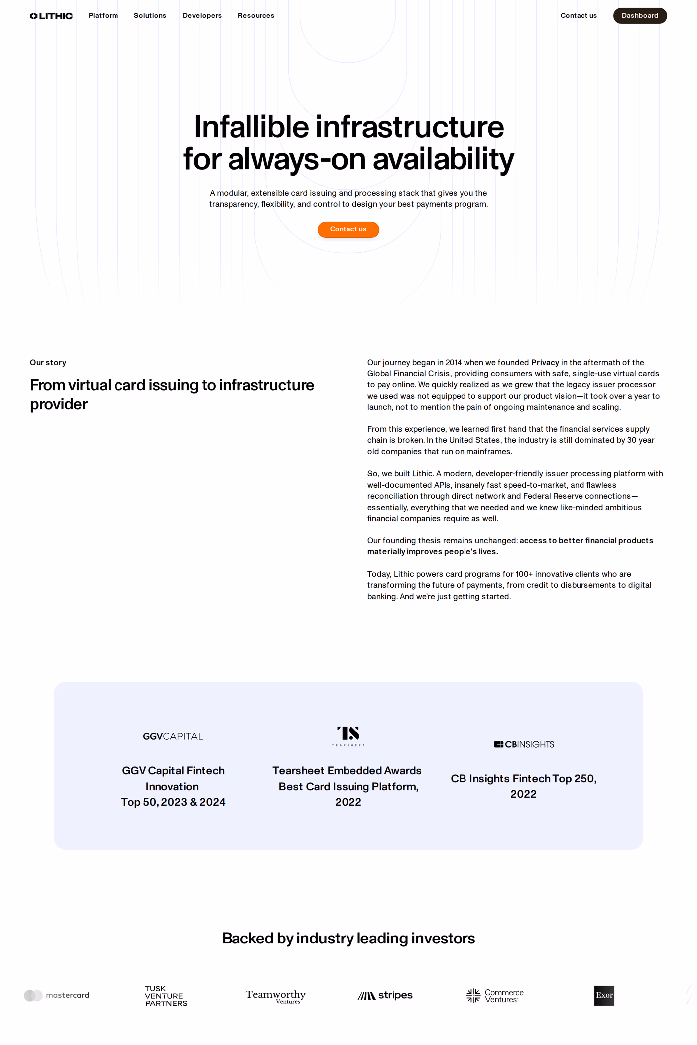 Lithic about page