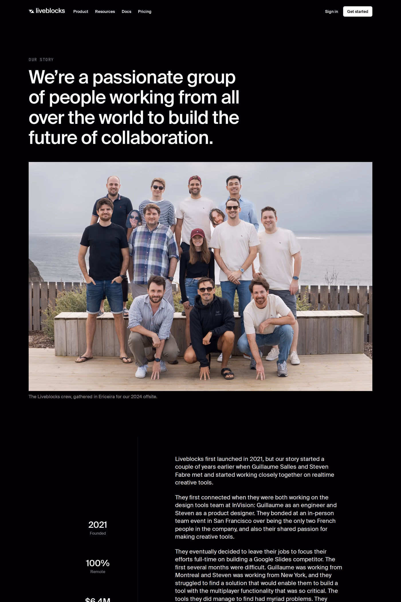 Liveblocks careers page