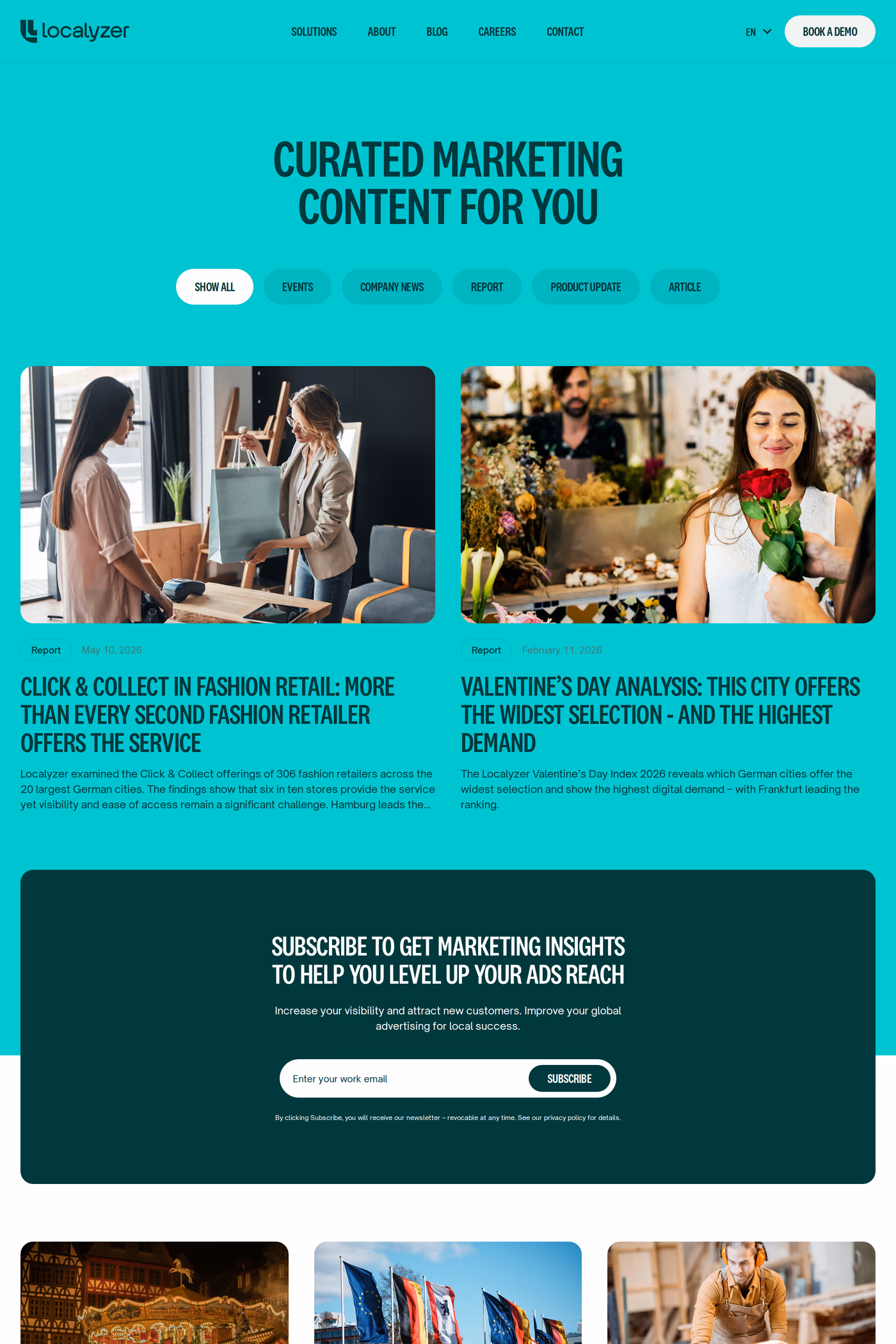Localyzer blog page