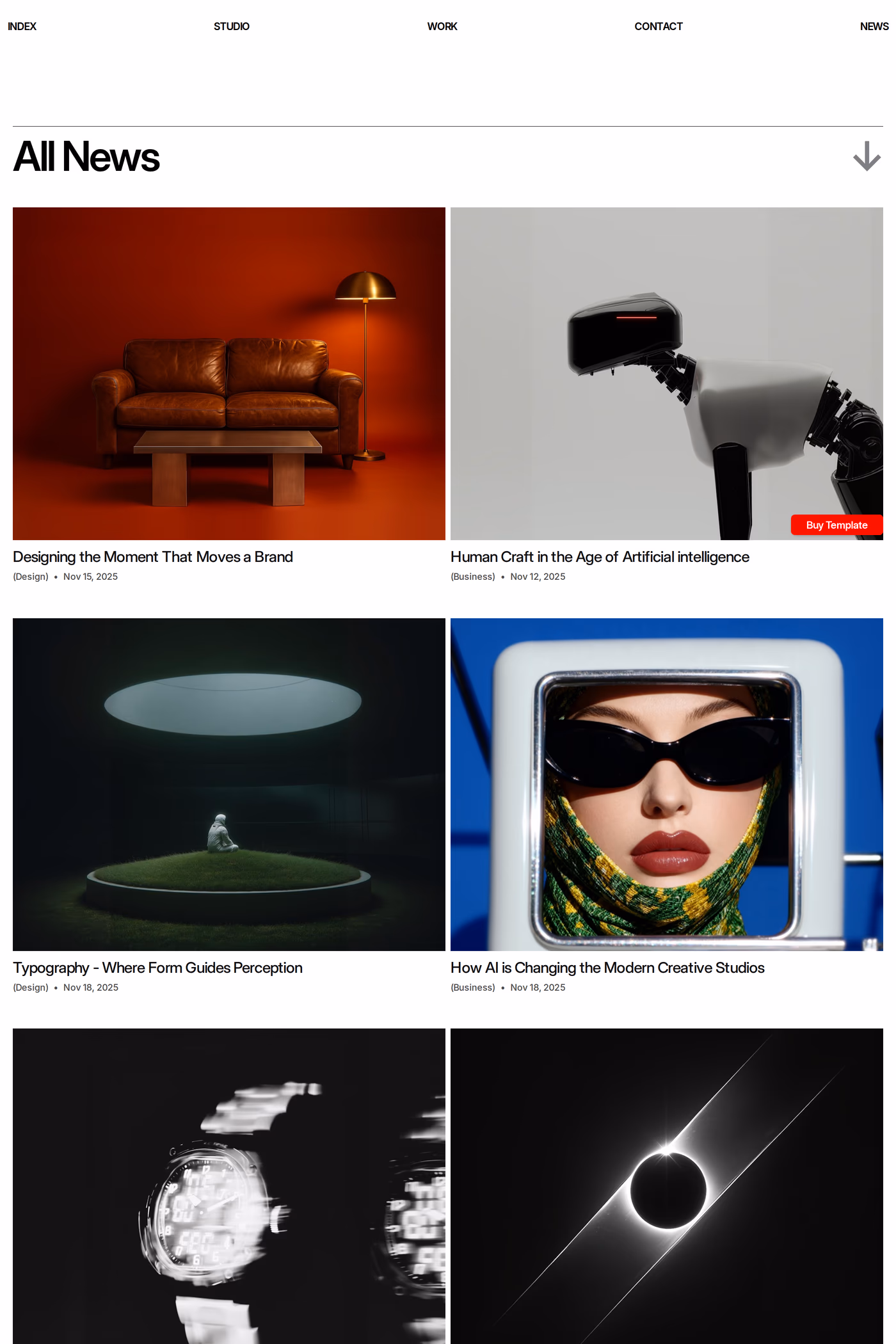 Manner blog page