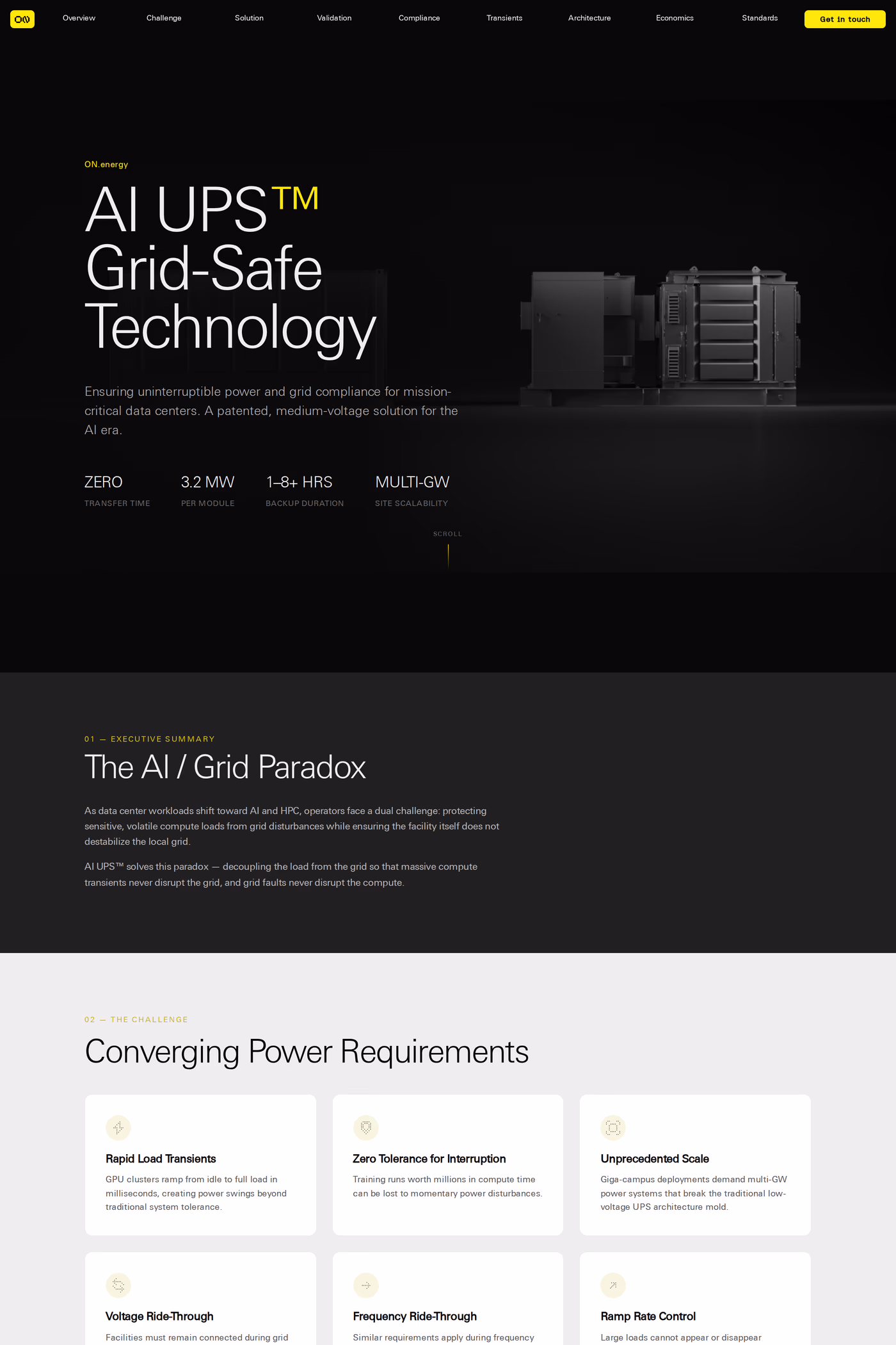 ON.energy features page