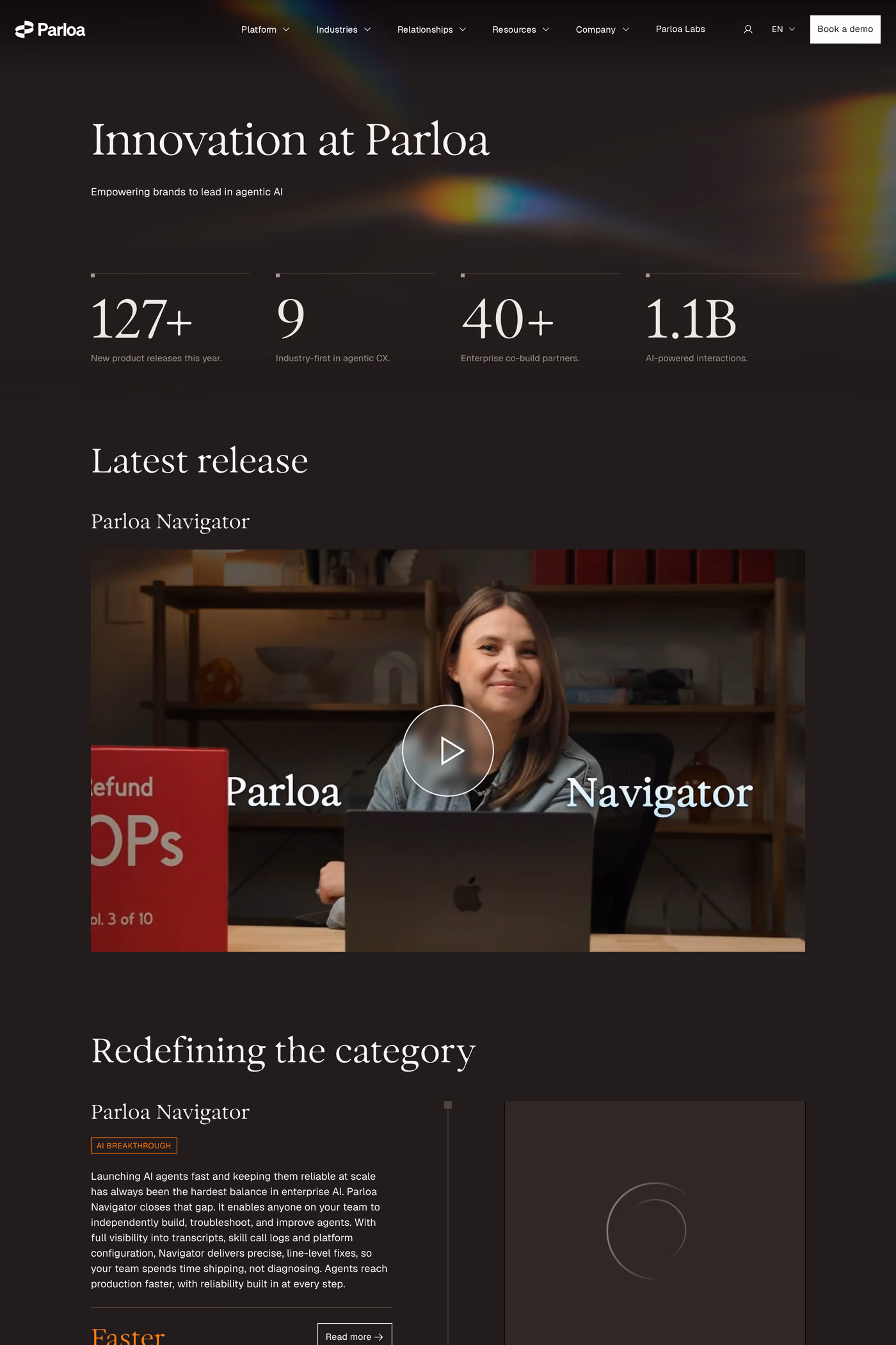 Parloa changelog page