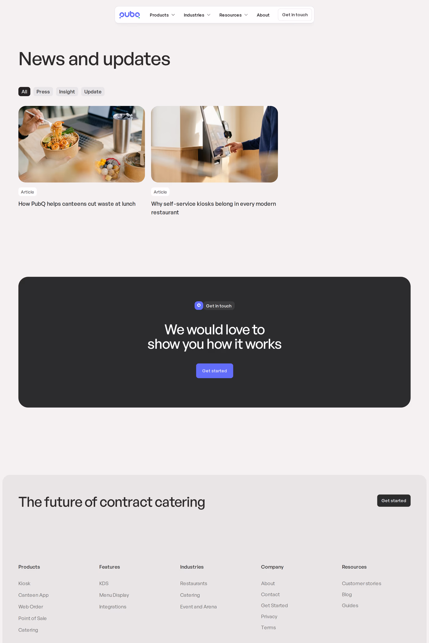 PubQ blog page