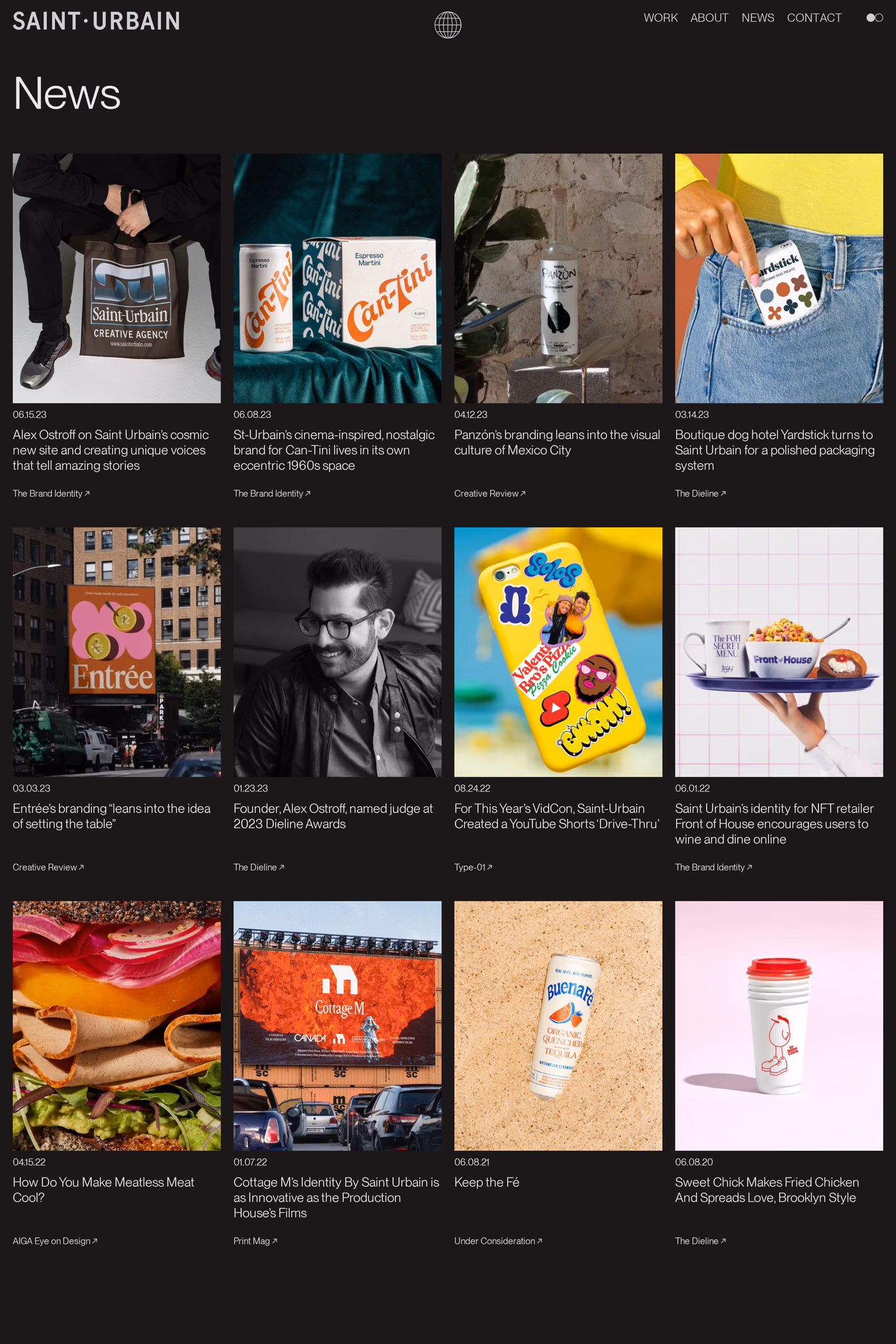 Saint Urbain blog page