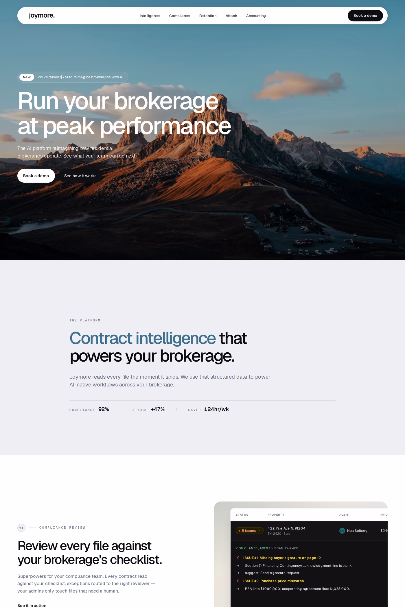Search Party features page