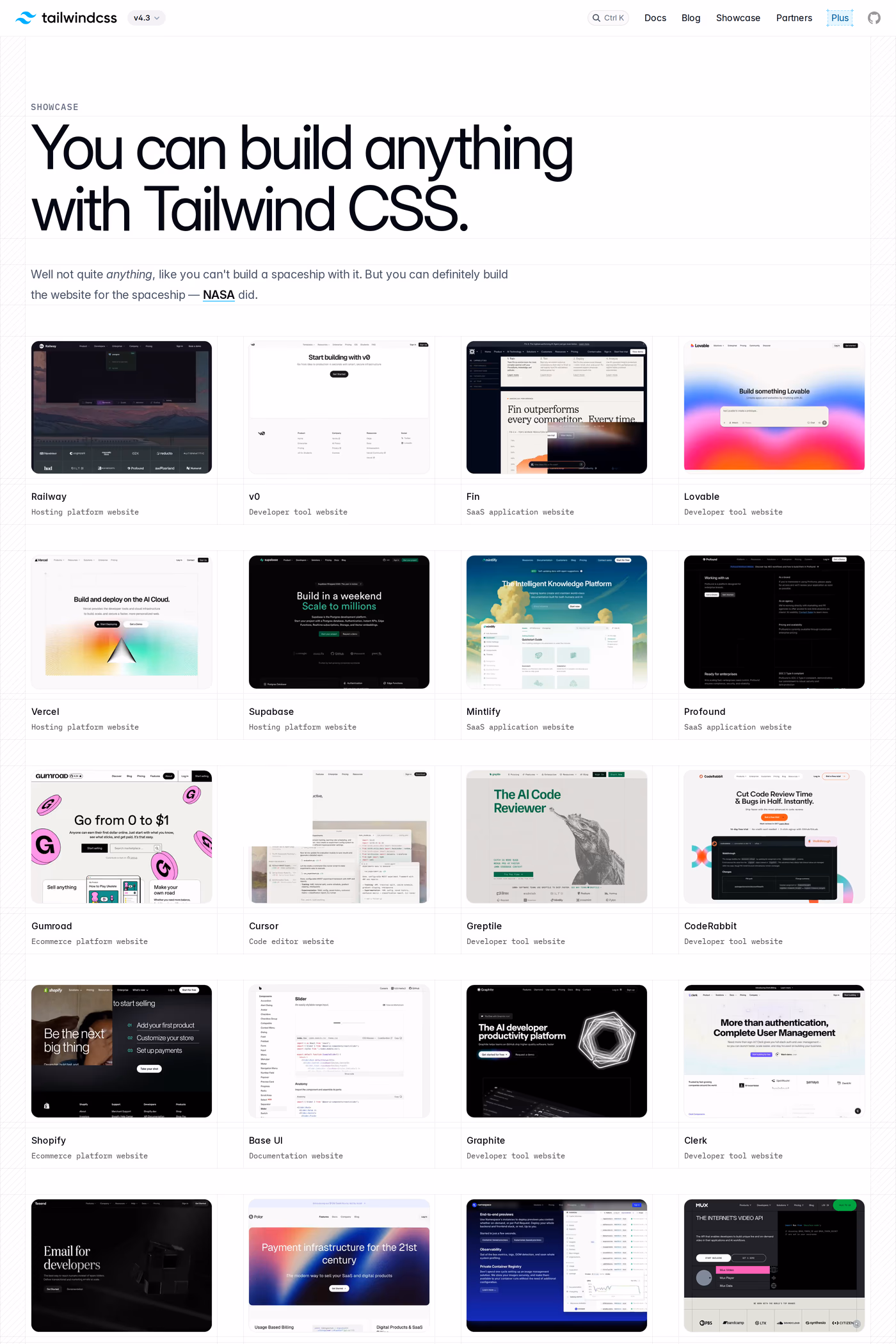 Tailwind CSS work page