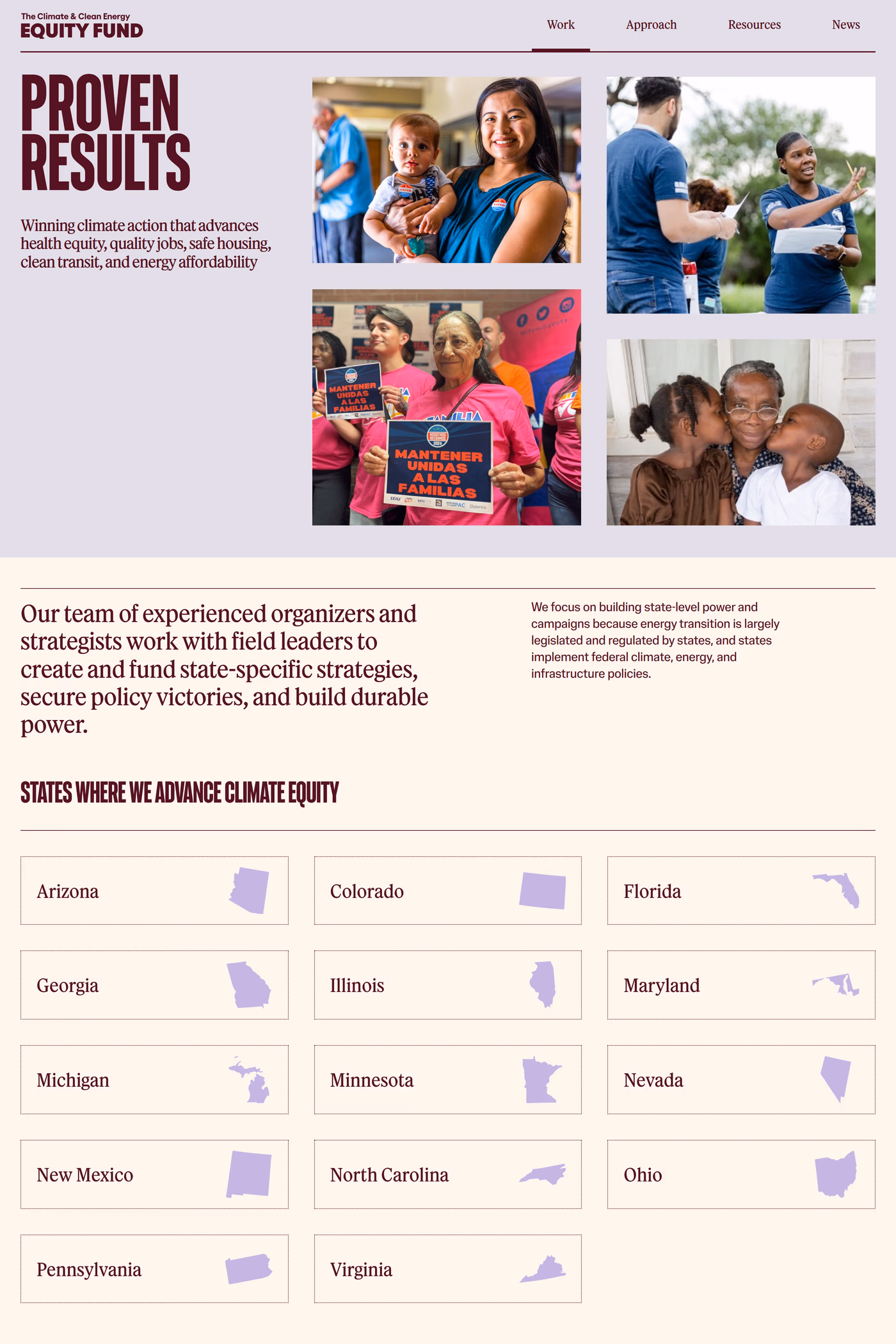 The Equity Fund work page