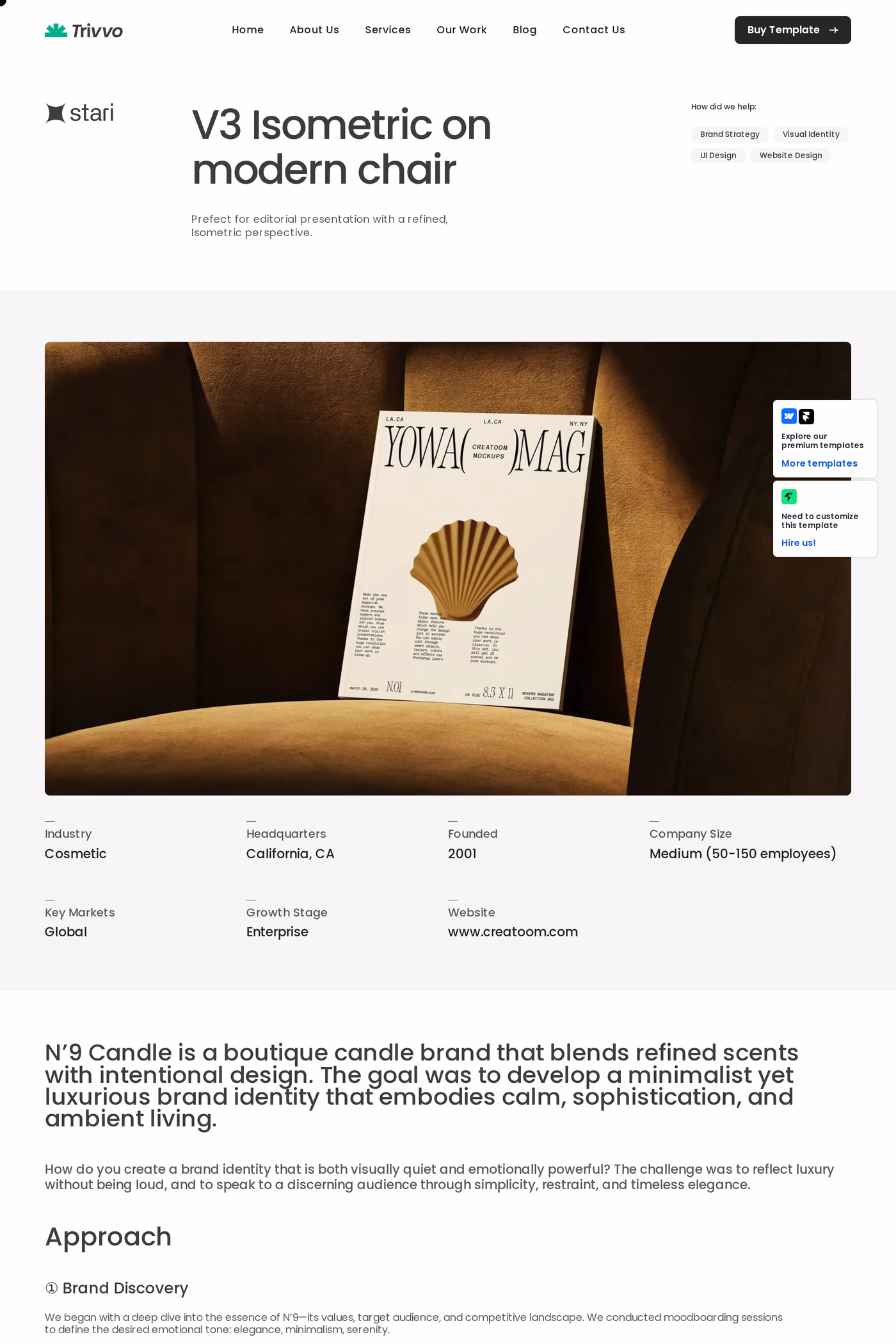 Trivvo work page
