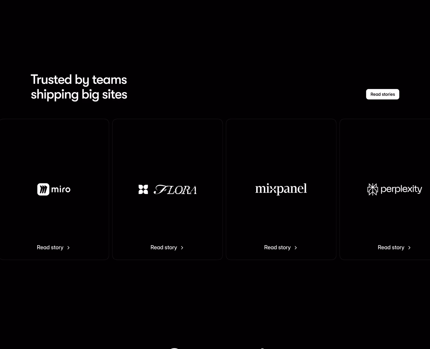 Framer Logos section