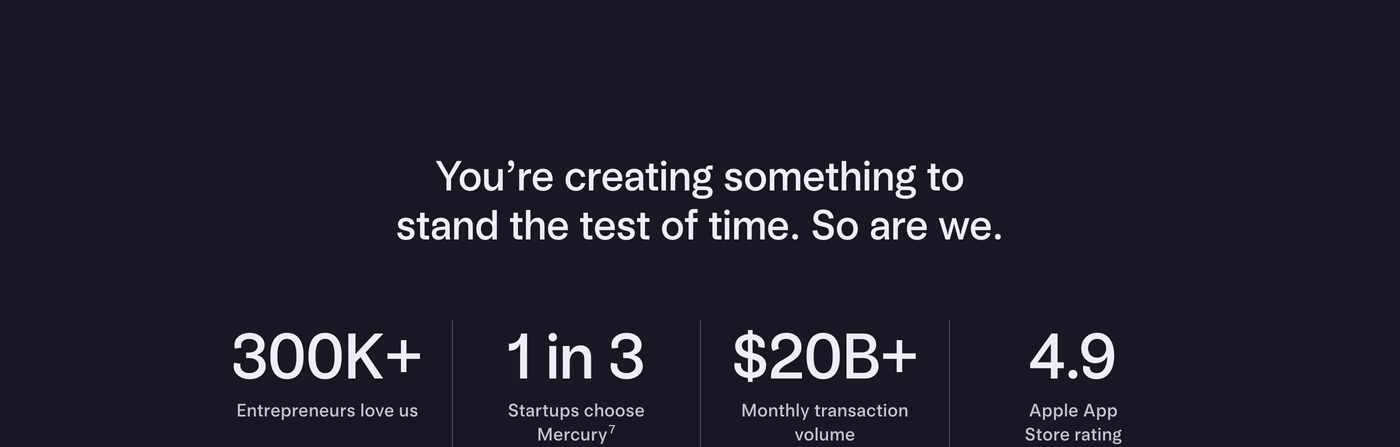 Mercury Stats section