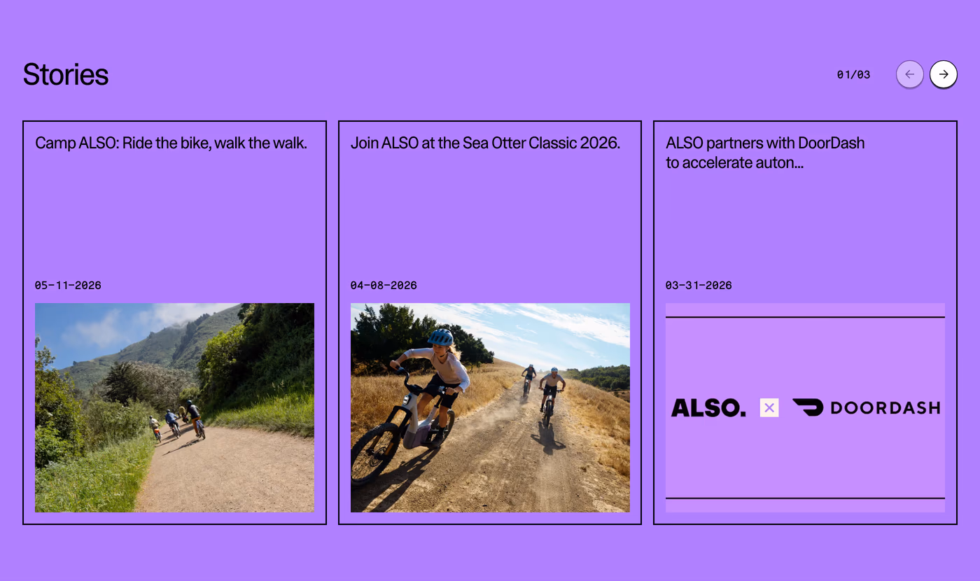 ALSO Blog section