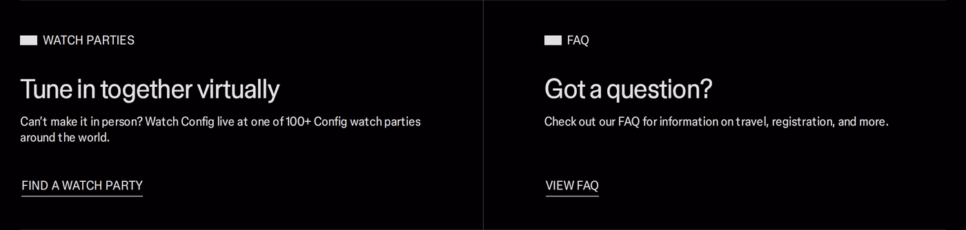 Figma Config FAQ section