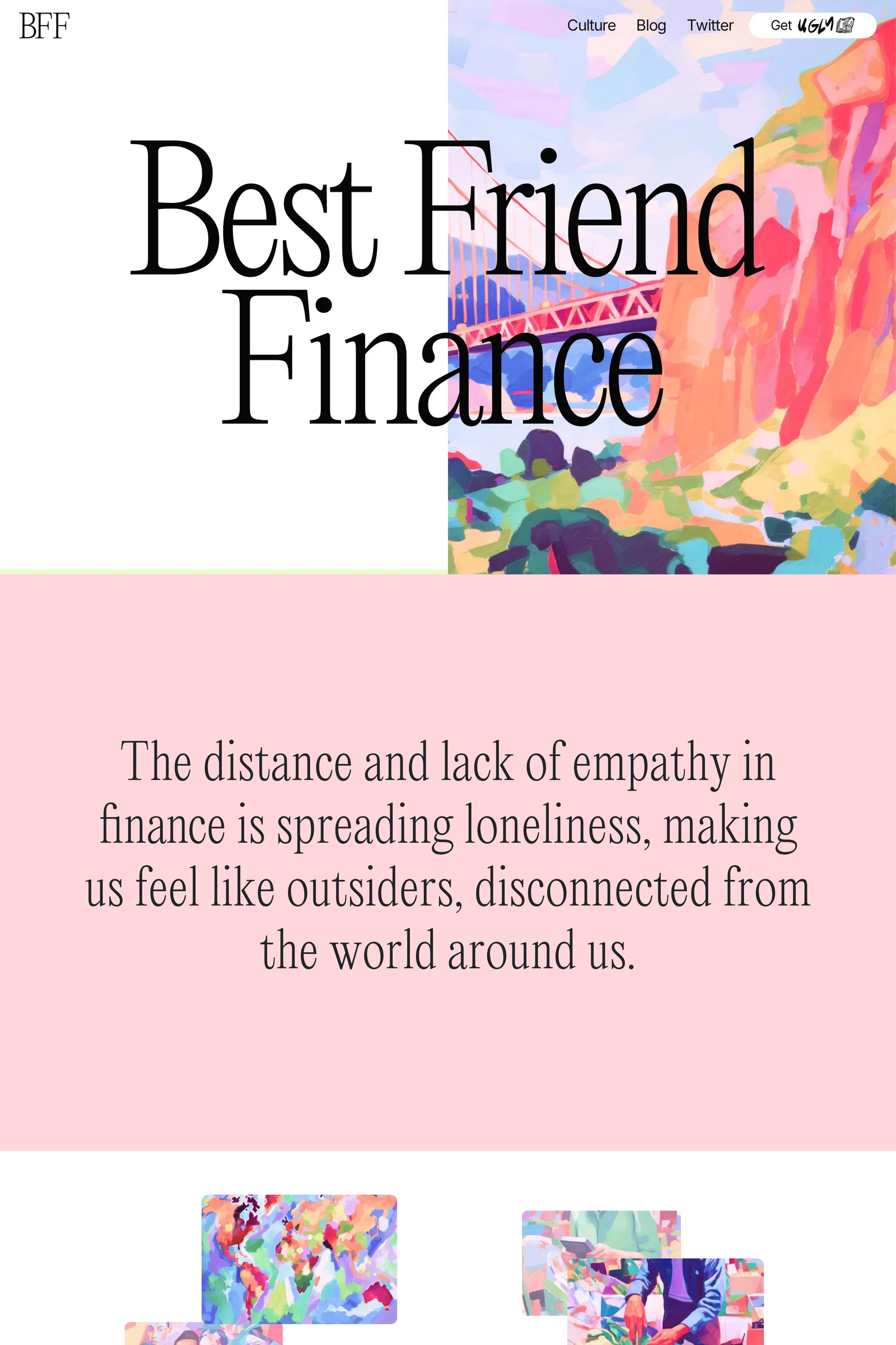 Best Friend Finance desktop screenshot