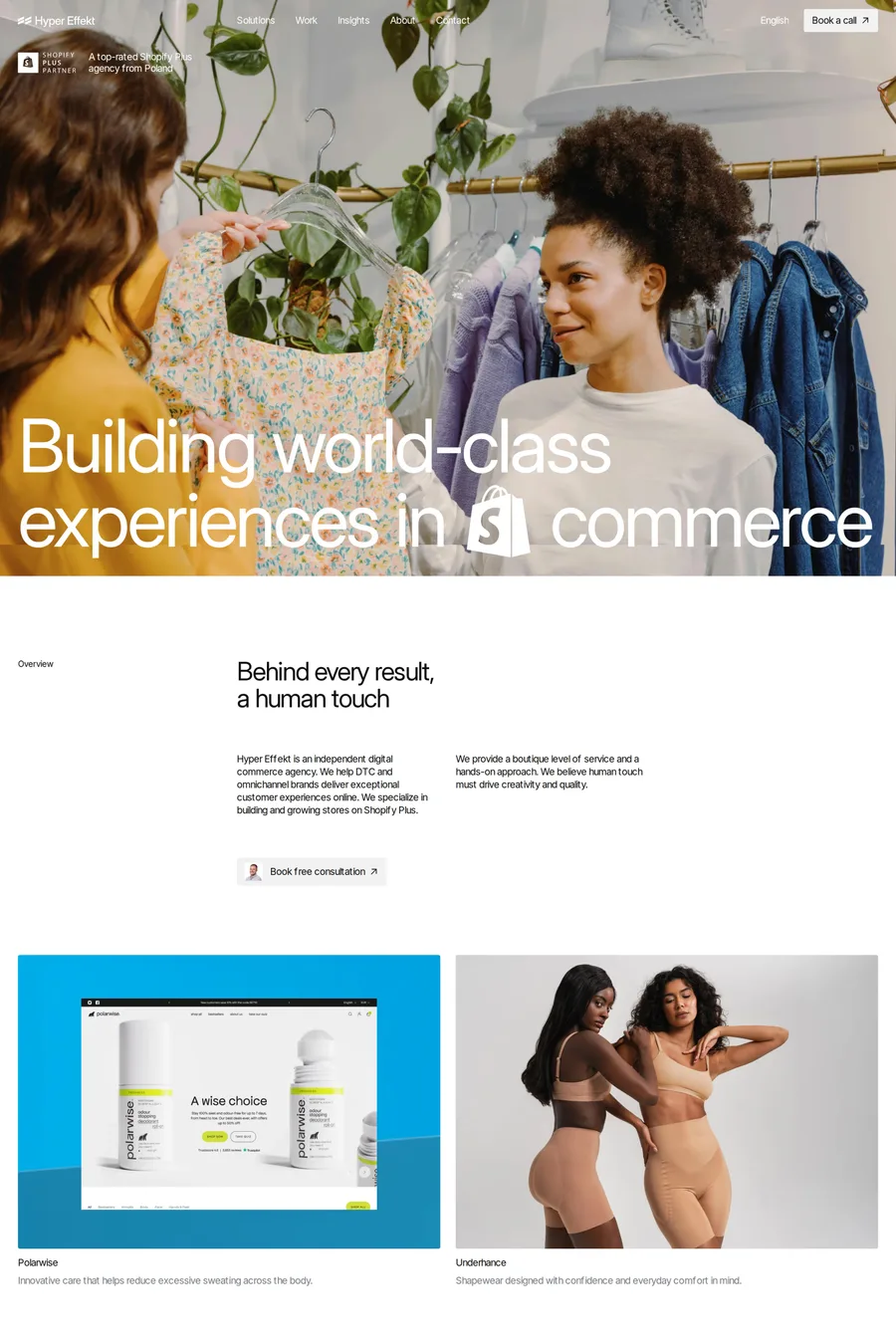 Hyper Effekt — agency website screenshot