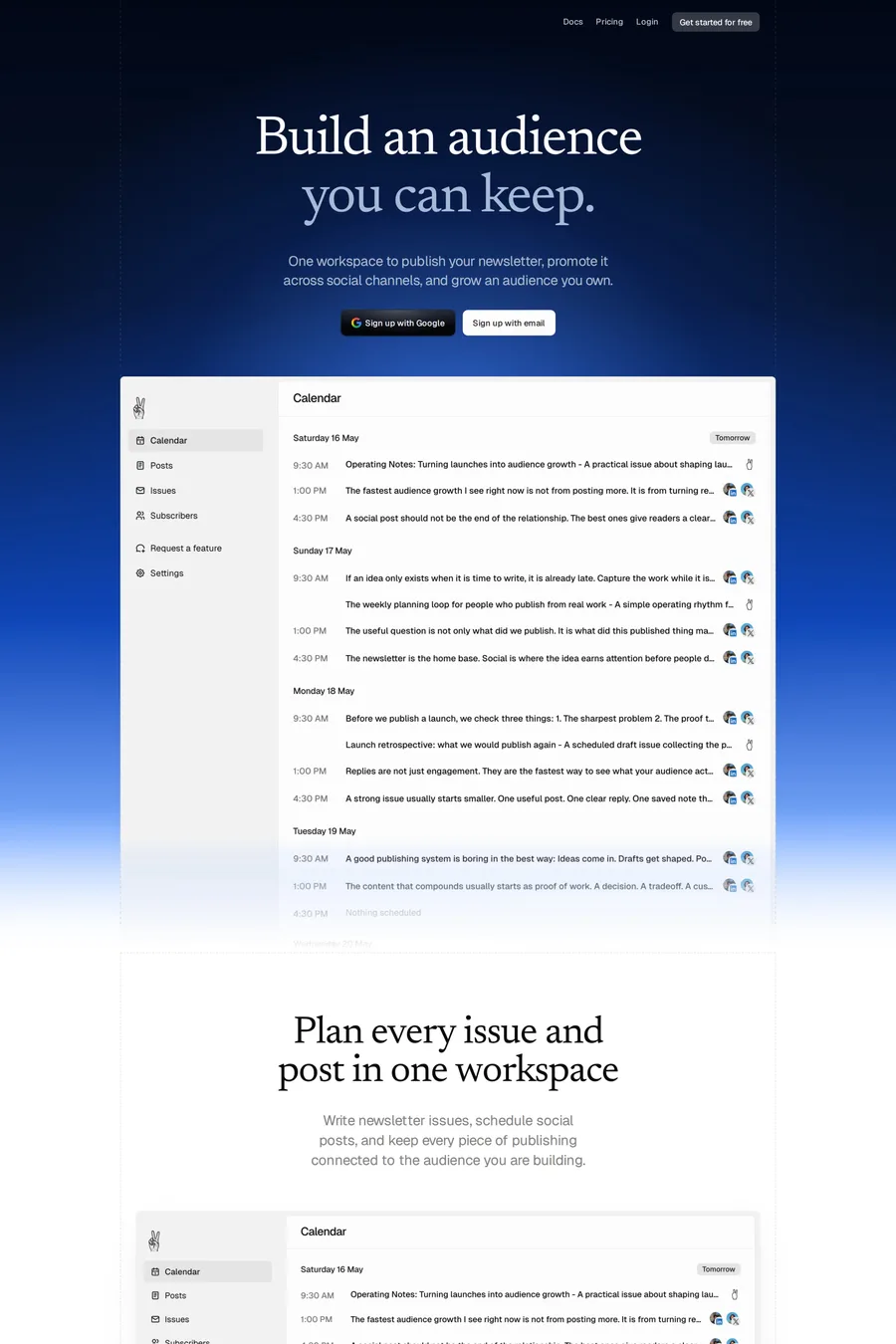 Maito — landing website screenshot