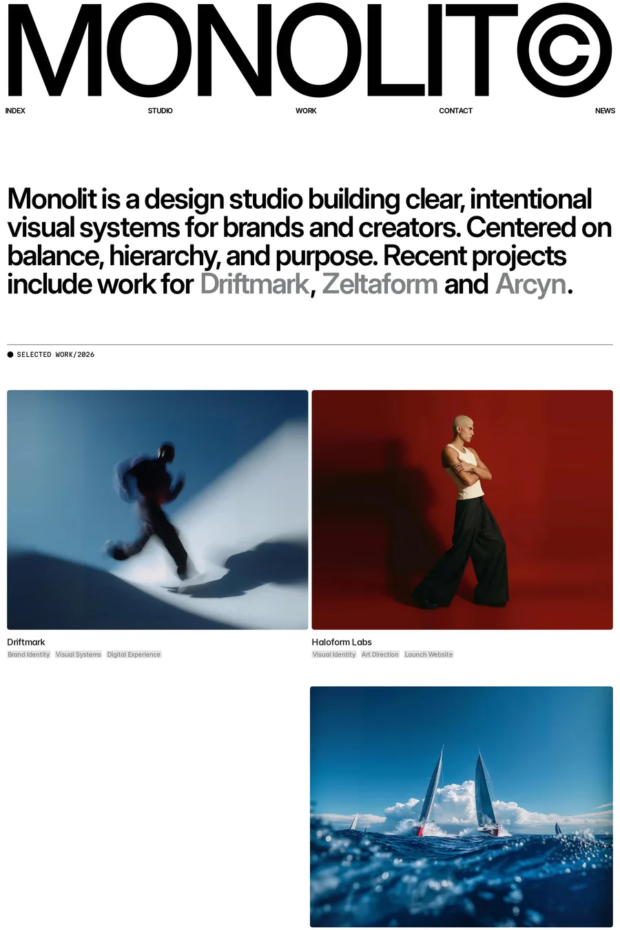Manner website template screenshot