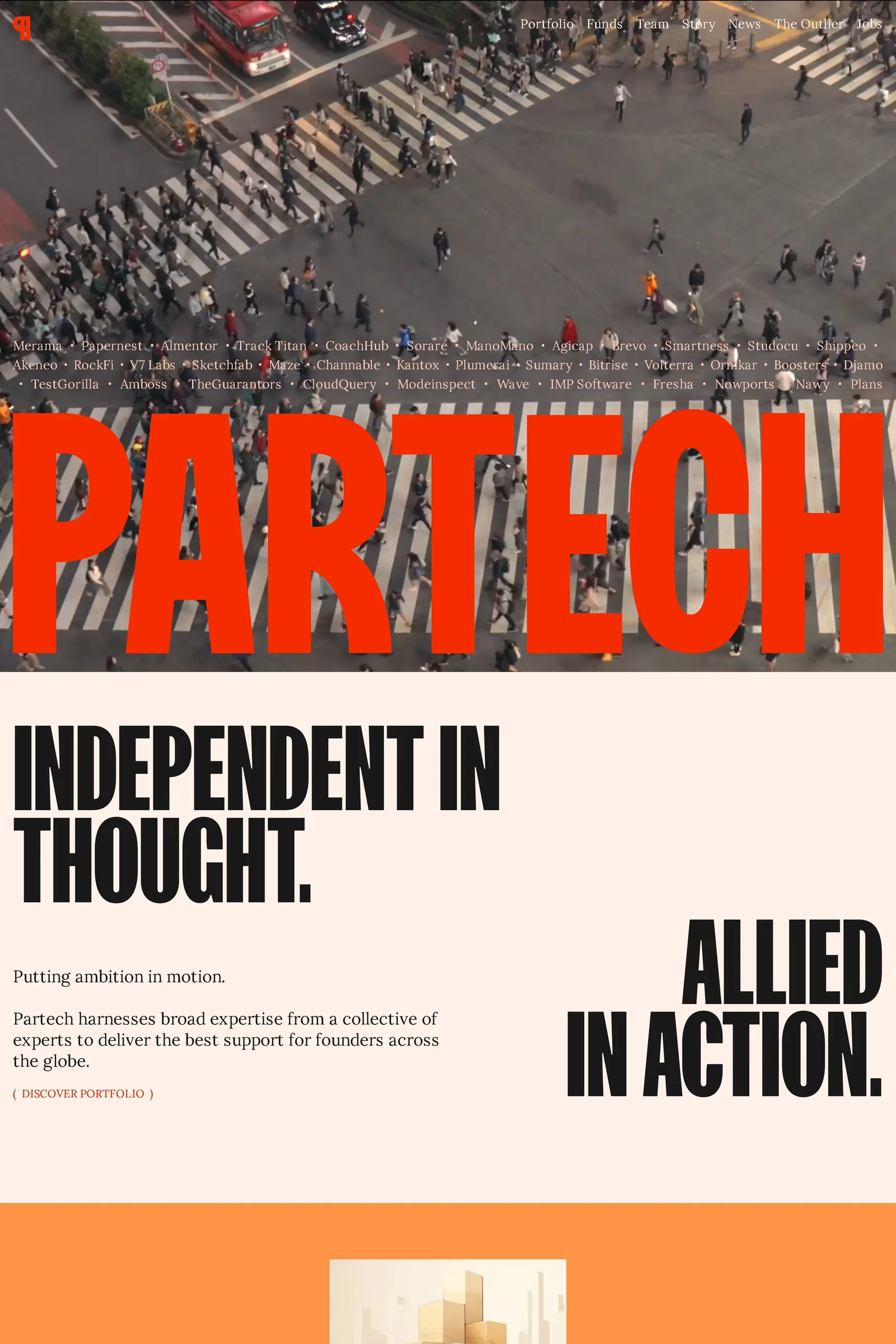 Partech desktop screenshot