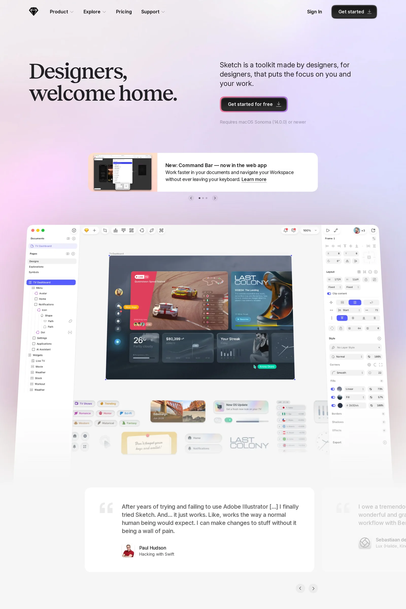 Sketch desktop screenshot