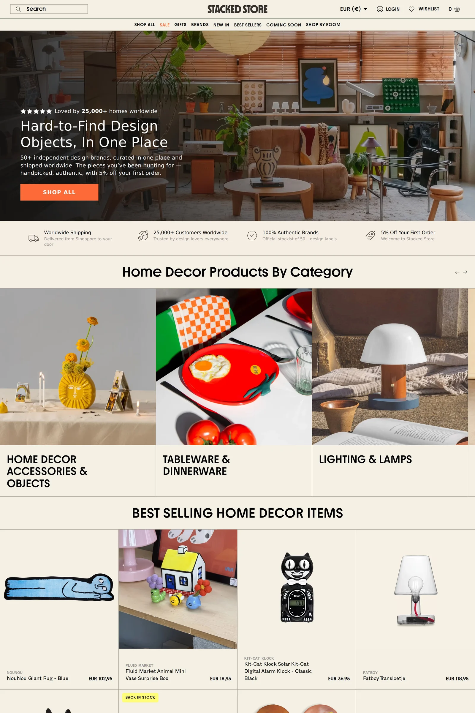 The Stacked Store desktop screenshot