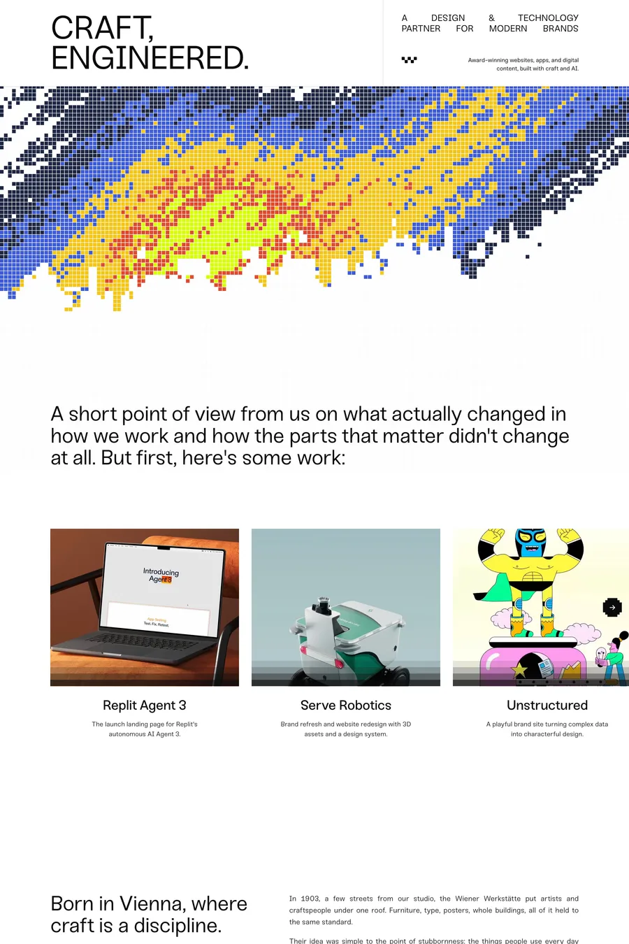 Wild — agency website screenshot